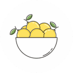Icon of a bowl of lemons